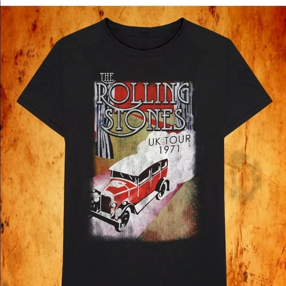 The Rolling Stones car tee UK your 1971 graphic - Picture 1 of 5